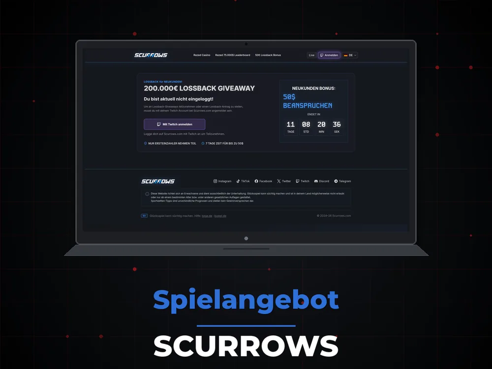 Scurrows - Spielangebot